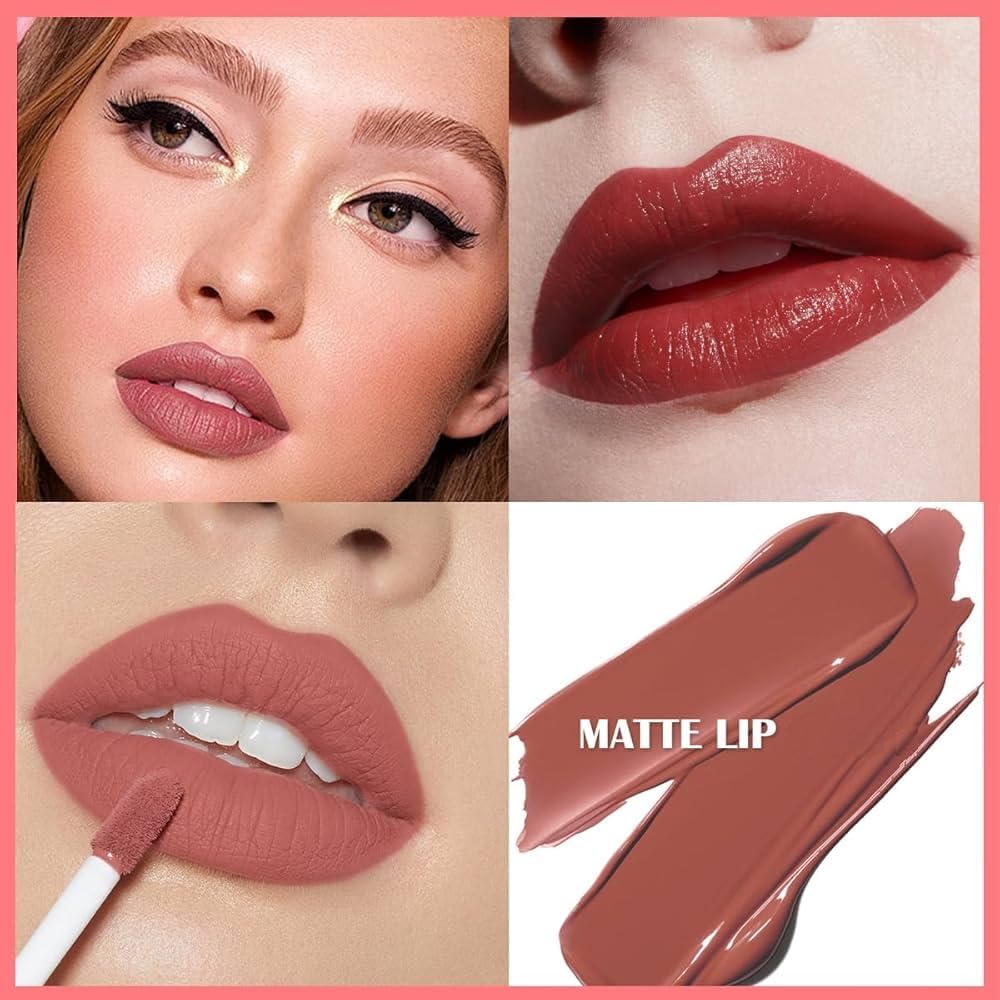 Set 12 rujuri rezistente la transfer mate si glossy, Handaiyan, 2.5 ml