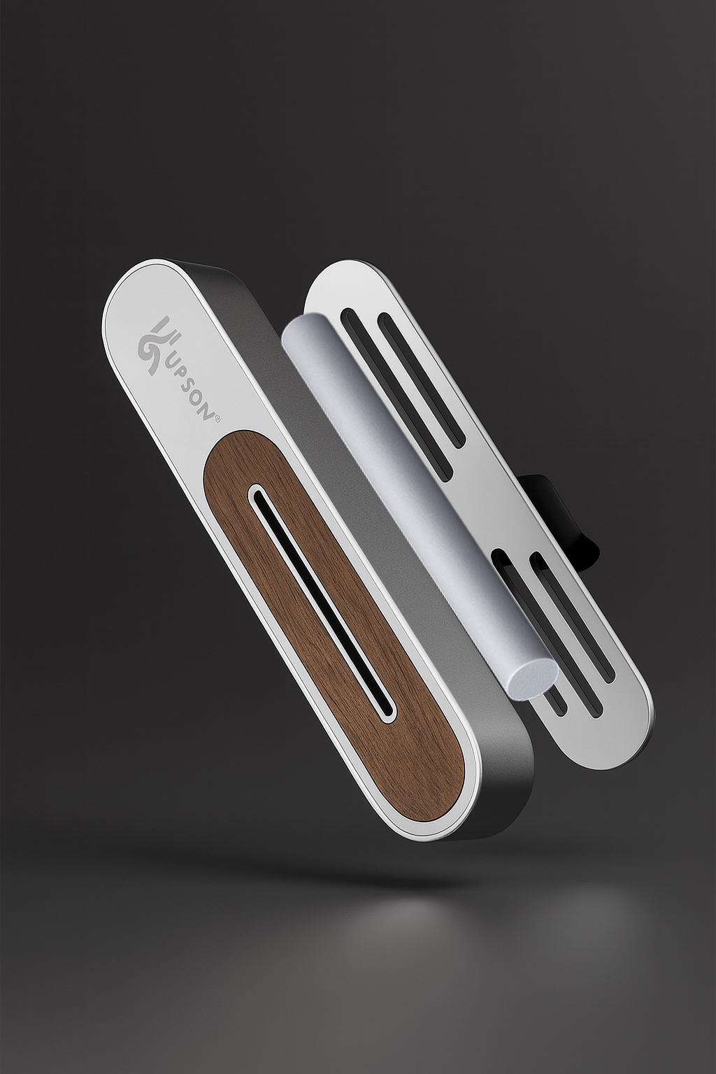 Set Odorizant Auto cu Fixare pe Grila Aerisire, 1 uei esential/10 ml si 3 rezerve incluse