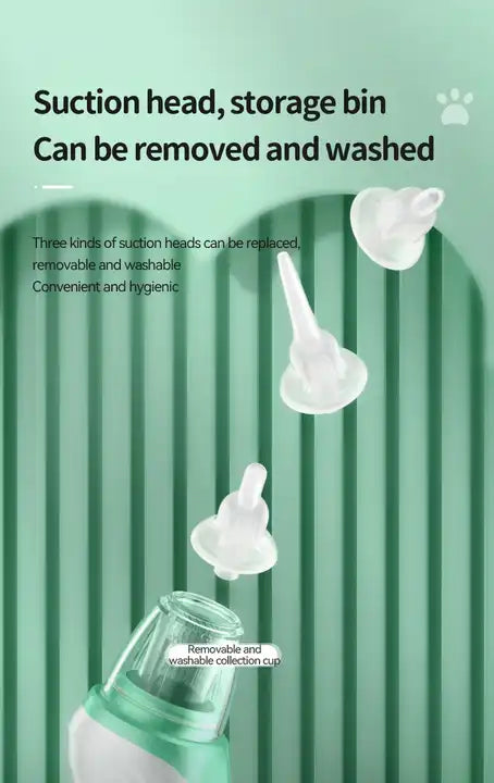 Aspirator Nazal Electric pentru bebelusi si copii, Silentios cu Functie Muzicala, 3 trepte de Aspirare 0-12 ani