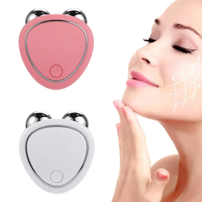 Mini Aparat cu microcurent si vibratii, pentru lifting facial, V-Face Lift, SL-00