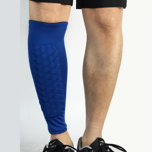 Set 2 Jambiere cu protectie pentru fotbal, rugby, handbal, tenis