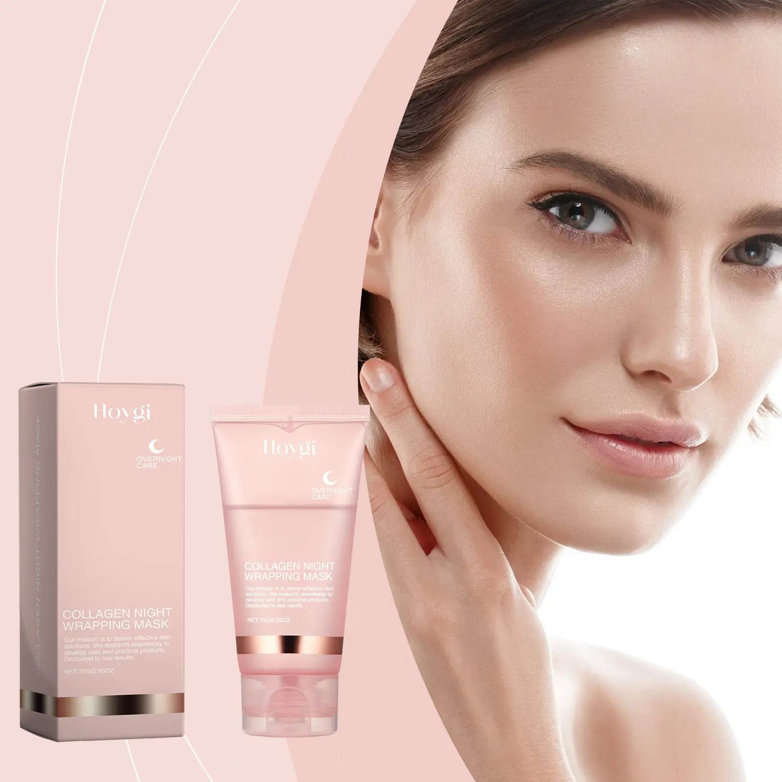 Masca de noapte cu colagen, Korean Skin Care, Collagen Night Wrapping Mask, 75g