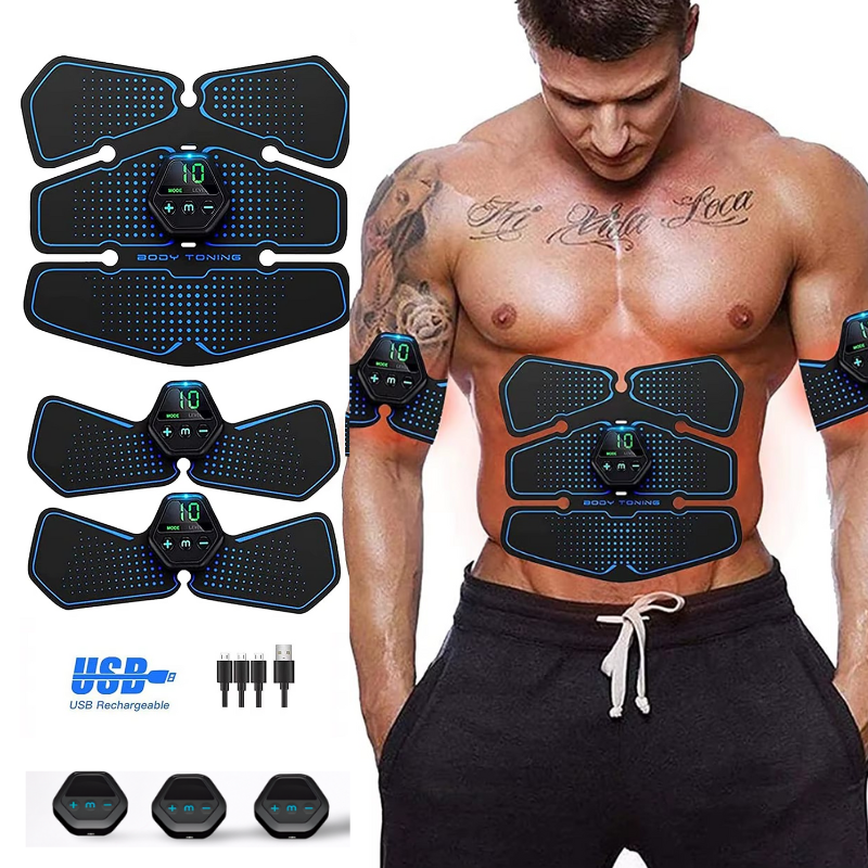 Kit Smart Fitness EMS 6 paduri,  ems training, abdomen