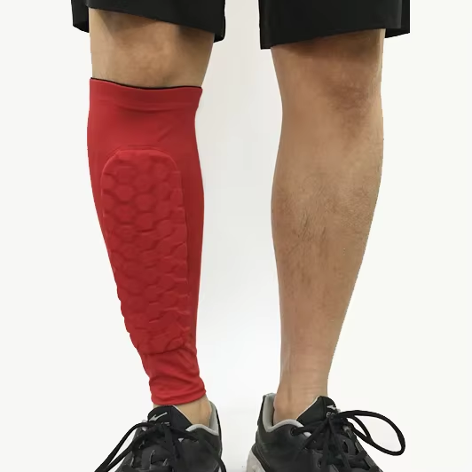 Set 2 Jambiere cu protectie pentru fotbal, rugby, handbal, tenis