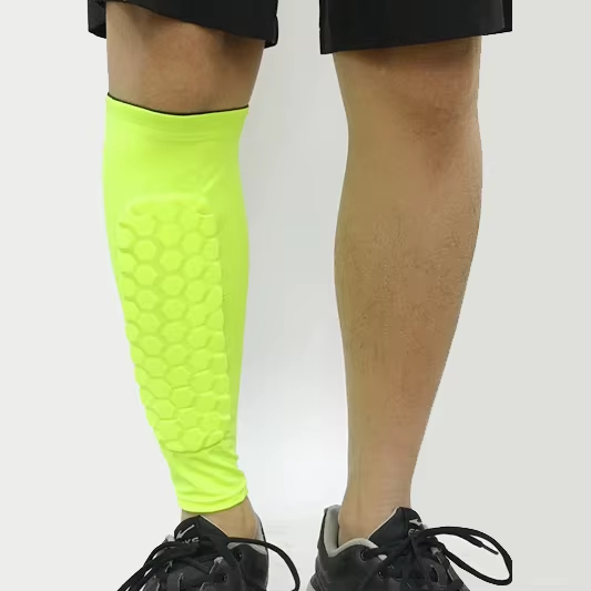 Set 2 Jambiere cu protectie pentru fotbal, rugby, handbal, tenis