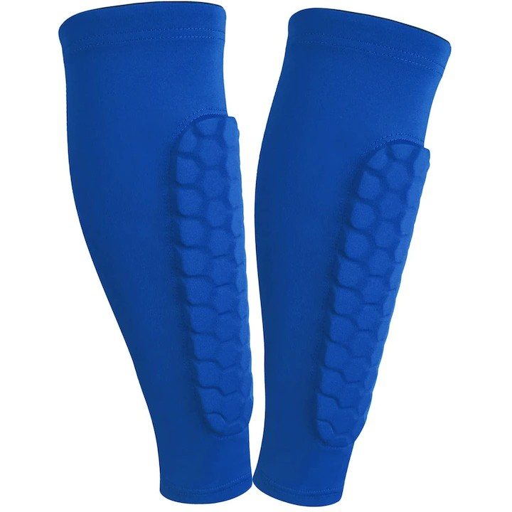 Set 2 Jambiere cu protectie pentru fotbal, rugby, handbal, tenis