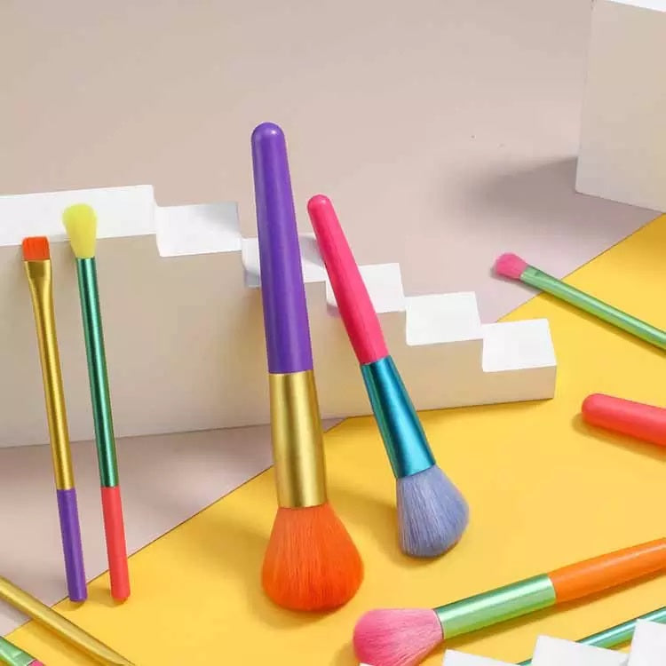 Set 15 pensule din fibre ultrafine moi, pentru ochi, fata si buze