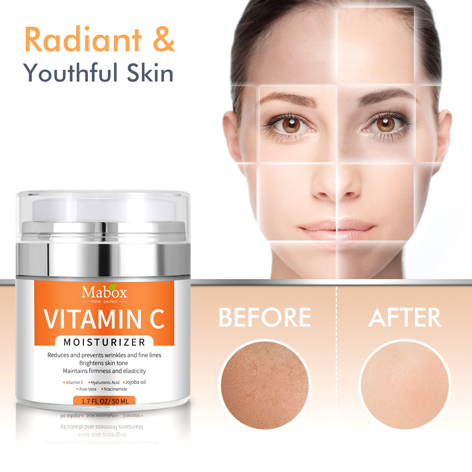 Crema de fata cu Vitamina C A-Z Beauty Skin