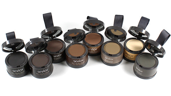 Pudra de par pentru camuflarea zonelor cu par rar, SEVICH