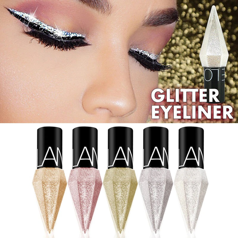 Set Cadou Eyeliner Glitter, Diamond Shimmer, 5 x 2.5 ml