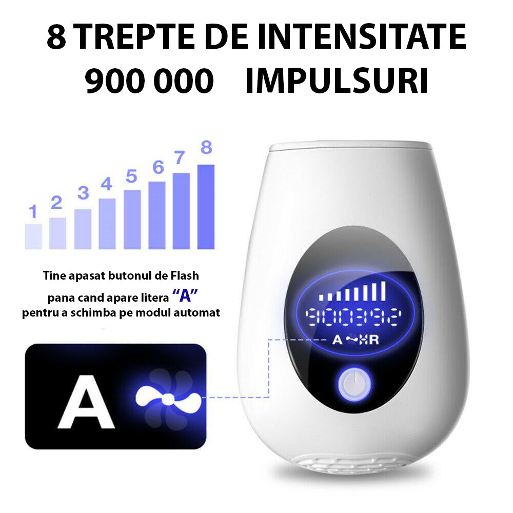 Epilator IPL, 900 000 impulsuri A-Z Beauty Skin