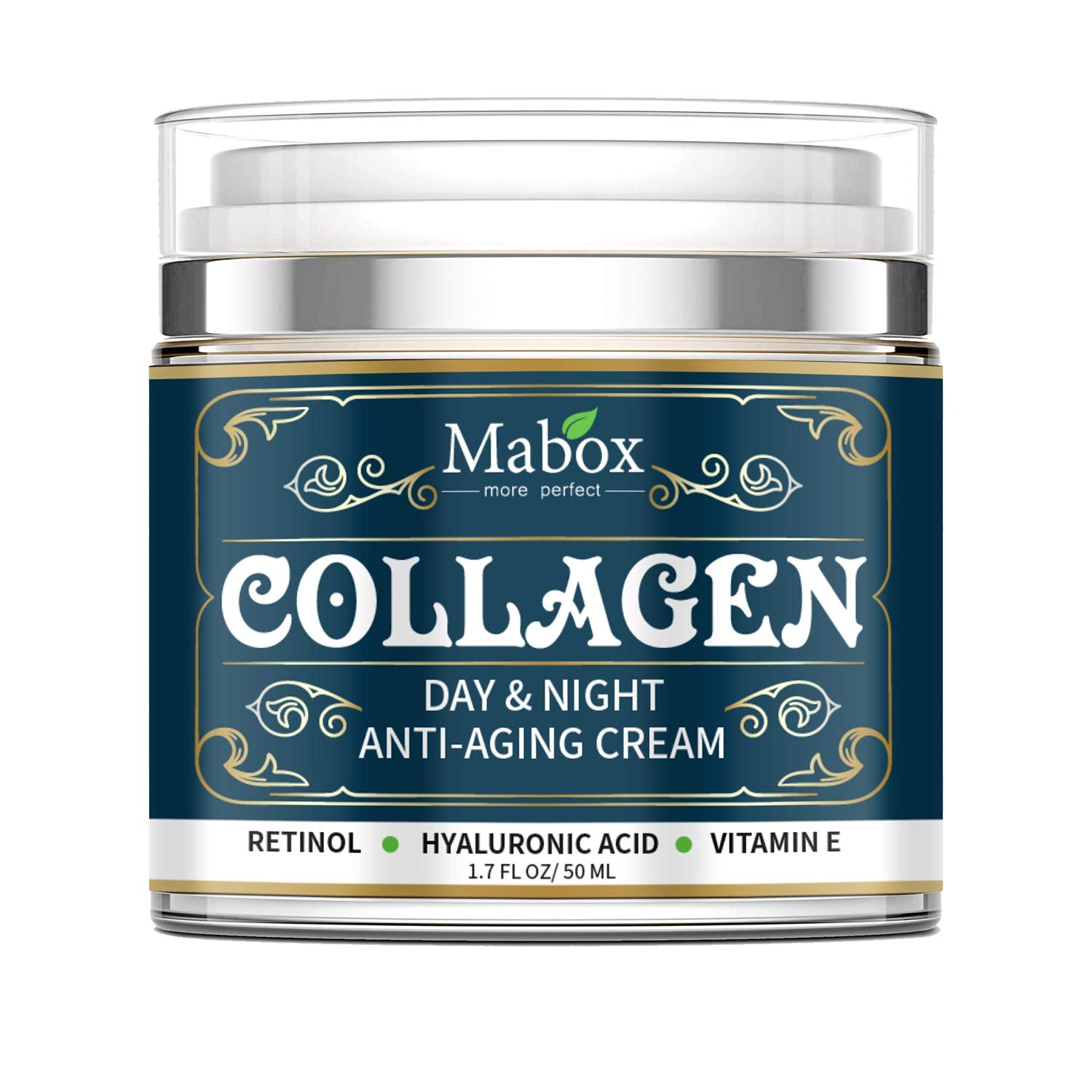 Crema de fata cu Colagen, Retinol, Acid Hyaluronic si Vitamina E Complex, 50ml A-Z Beauty Skin