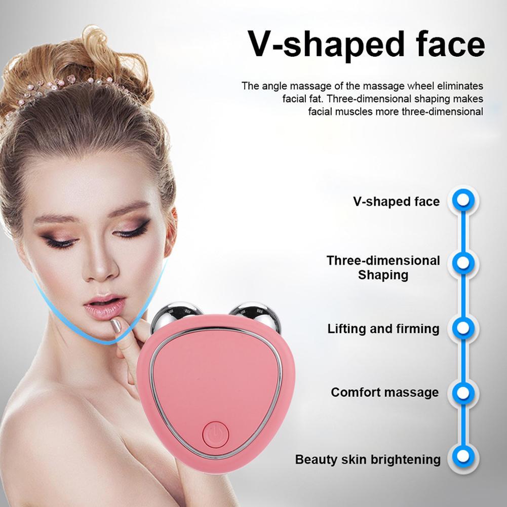 Mini Aparat cu microcurent si vibratii, pentru lifting facial, V-Face Lift, SL-00