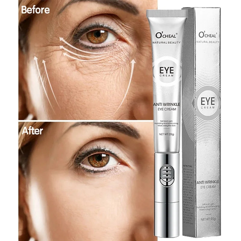 Crema de ochi antirid cu aplicator metalic si vibratii, 20 ml