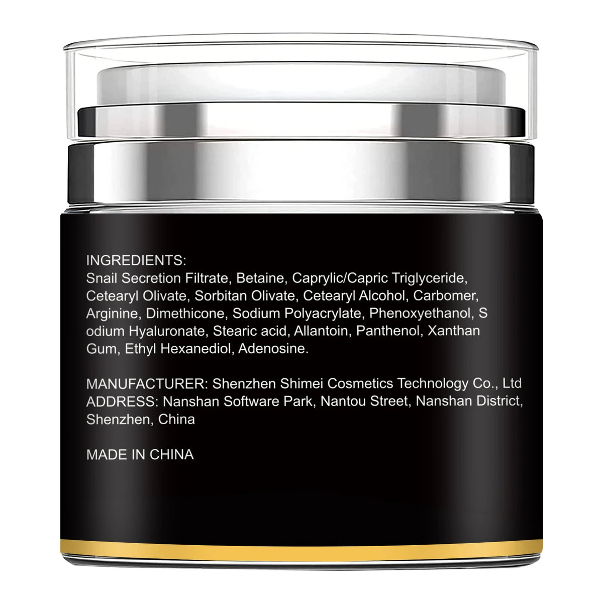 Crema de fata Mabox cu Mucina de Melc, Arginina, Acid Hialuronic, Alantoina, 55 ml