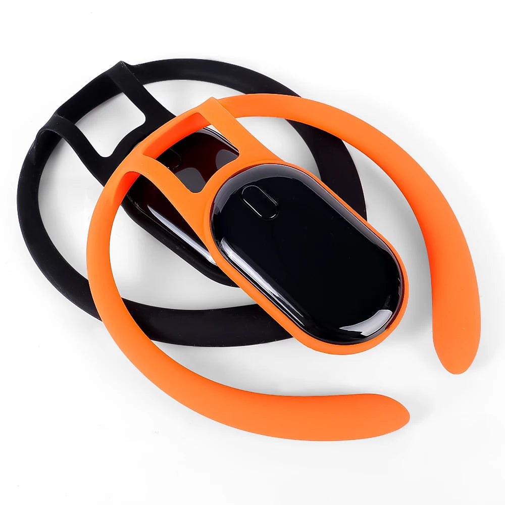 Corector inteligent de postura, cu vibratii, pentru indreptarea spatelui, senzor inteligent, afisaj, negru