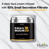Crema de fata Mabox, Snail Mucin 92%, Mucina de Melc, Arginina, Acid Hialuronic, Alantoina, 55 ml