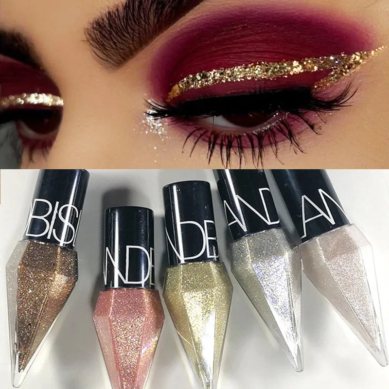 Set Cadou Eyeliner Glitter, Diamond Shimmer, 5 x 2.5 ml