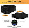 Centura electrostimulare abdominala ABS, smart fitness, ems training, electrozi integrati, 6 moduri, 18 trepte de Intensitate