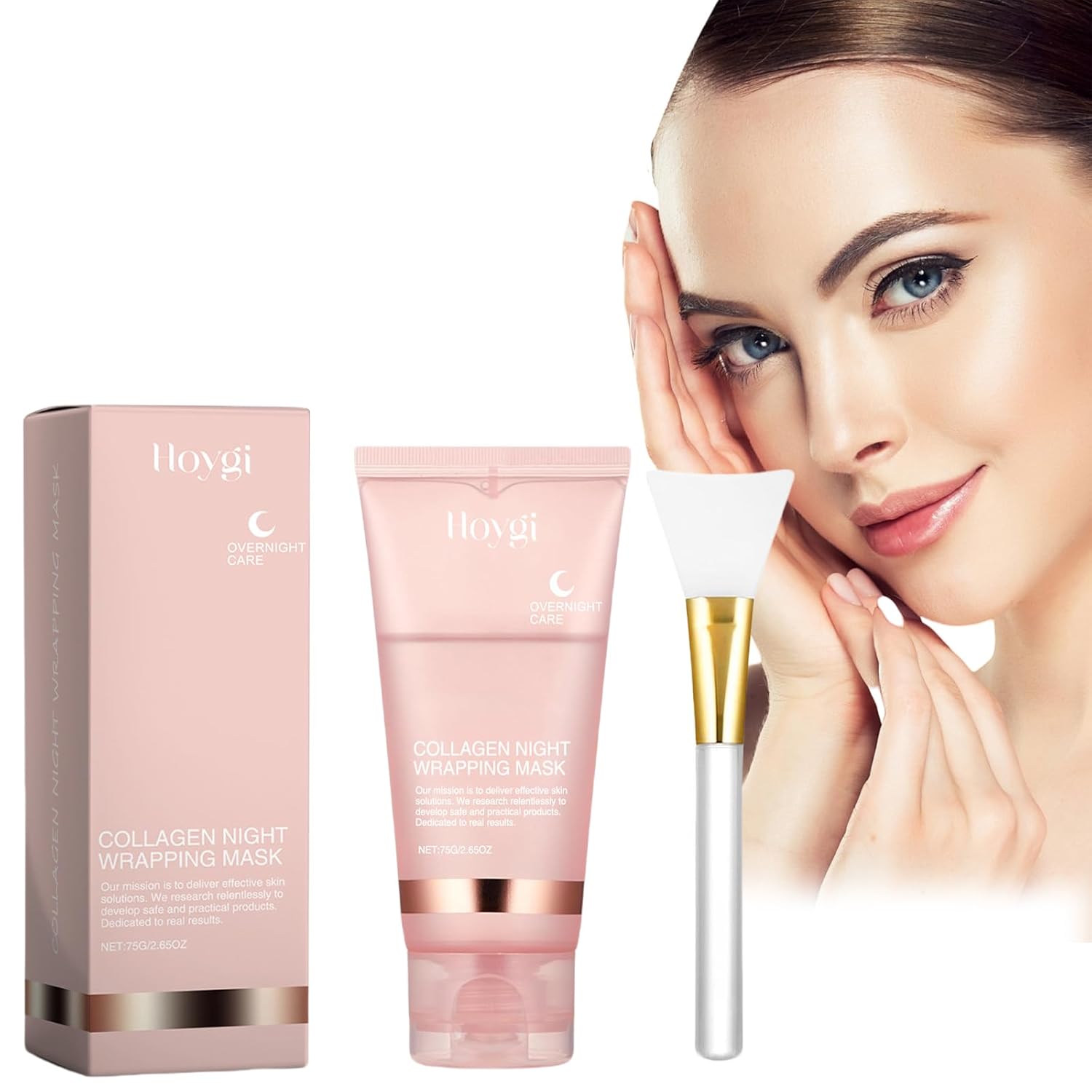 Masca de noapte cu colagen, Korean Skin Care, Collagen Night Wrapping Mask, 75g