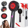 Perie pentru par cu Tehnologie avansata, BrushPro X6, Aplicator de ser pentru scalp, Vibratii, Infrarosu, Pentru Regenerarea si Cresterea parului