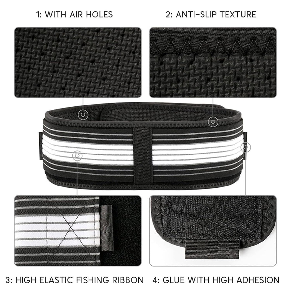 Centura SuportMax – Suport pentru șold, spate și zona lombară, unisex, cu 3 benzi elastice