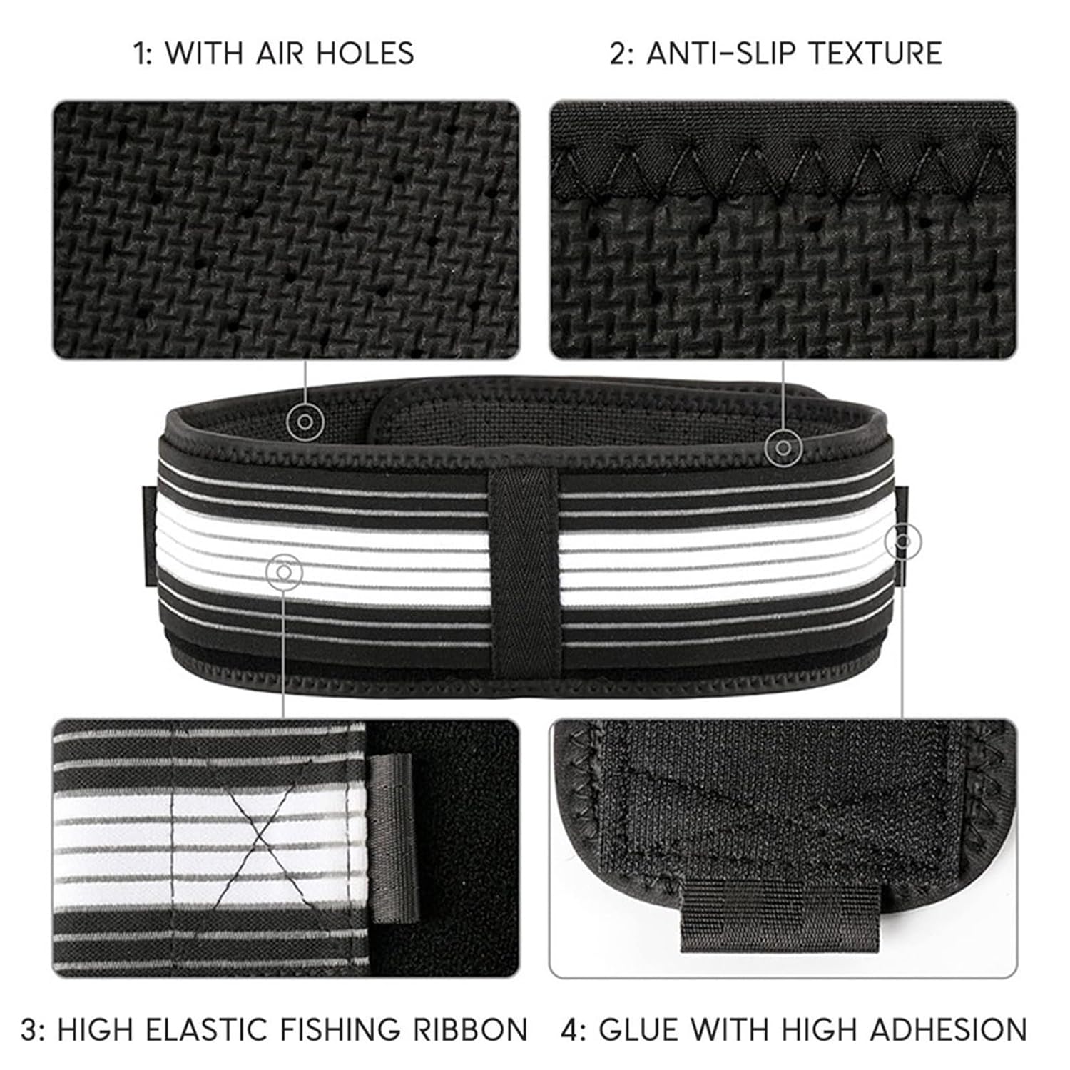 Centura SuportMax – Suport pentru șold, spate și zona lombară, unisex, cu 3 benzi elastice