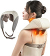 Aparat de masaj profesional electric Mini Neck N5, pentru gat si umeri,  functie de incalzire, fara fir, autonomie 90 minute