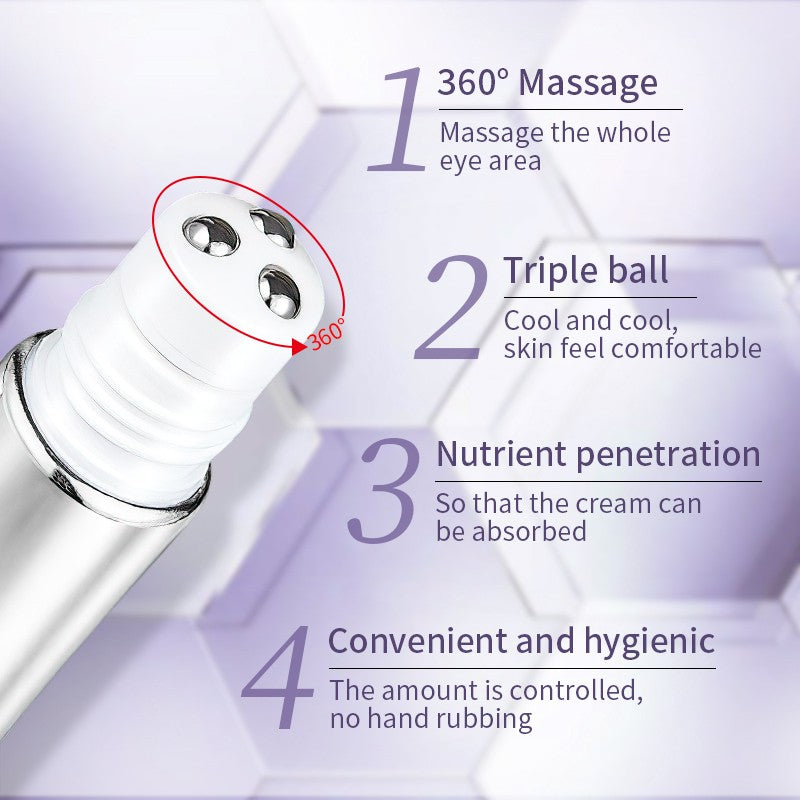 Crema de ochi cu retinol cu masaj Triple Ball 360° – anti-rid
