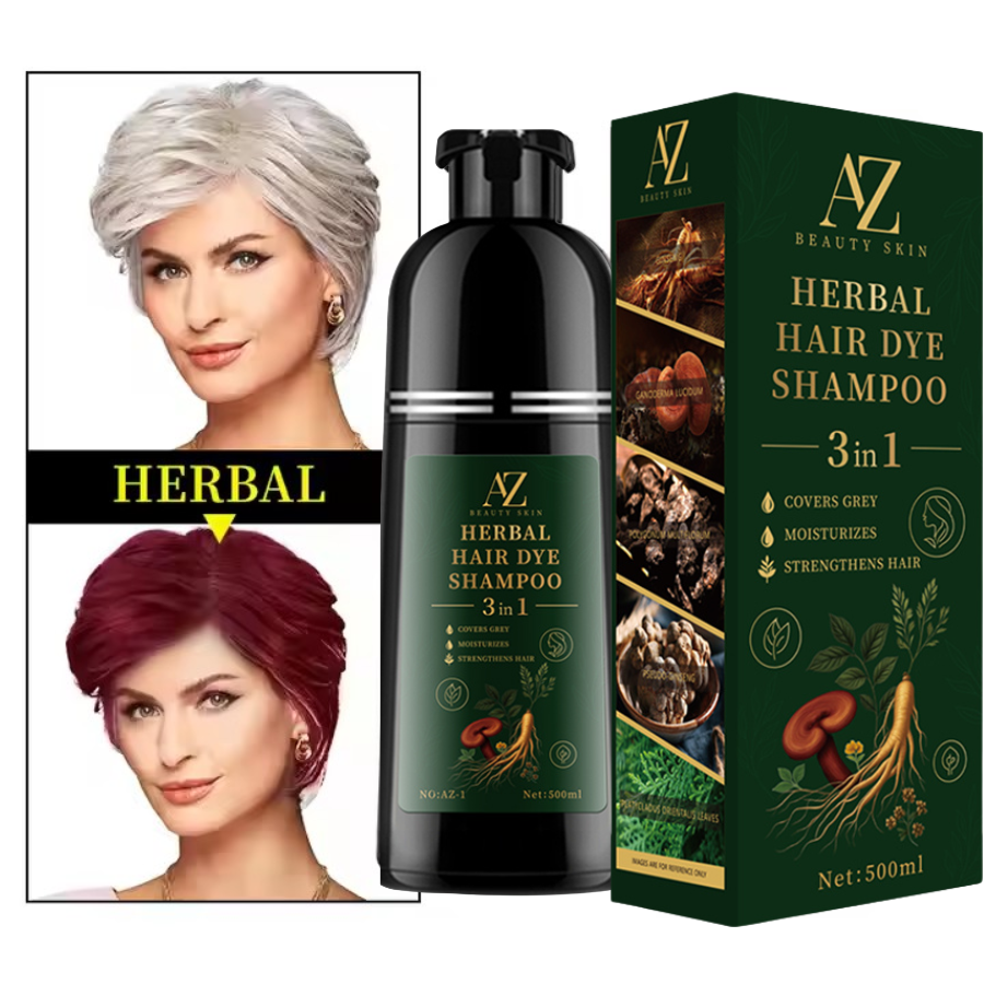 Sampon colorant pentru par, fara amoniac, rosu-visiniu