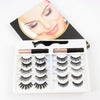 Set 10 Perechi Gene False magnetice 3D, 1 aplicator gene false, 2 Eyeliner