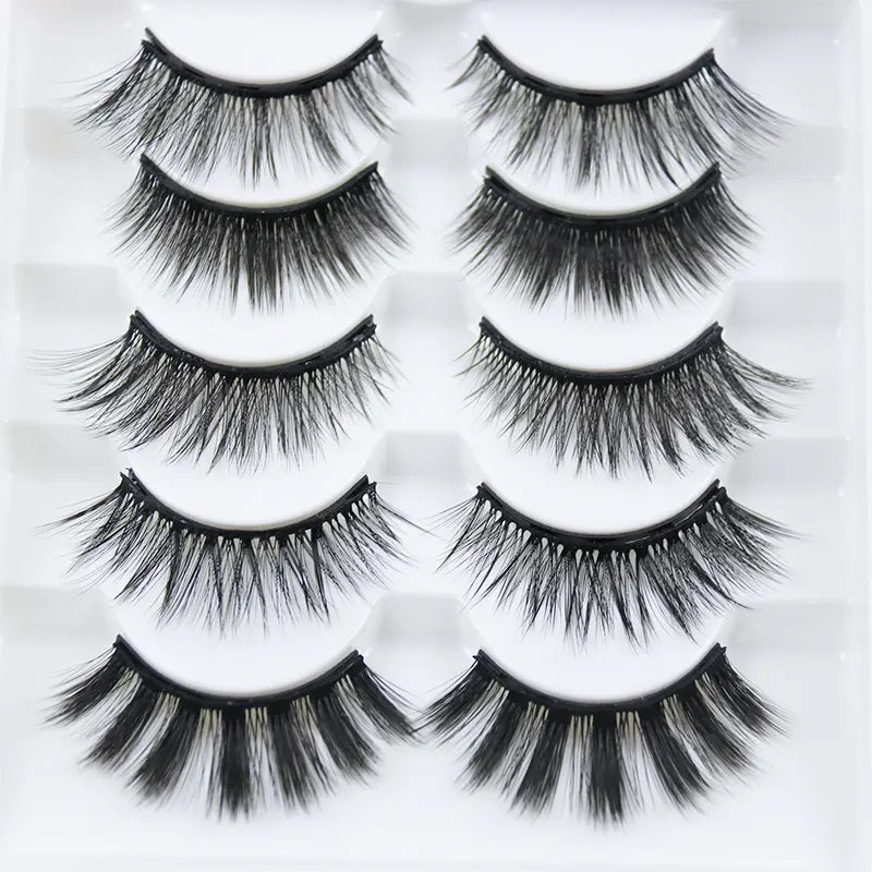 Set 10 Perechi Gene False magnetice 3D, 1 aplicator gene false, 2 Eyeliner