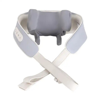 Aparat de masaj profesional electric Mini Neck N5, pentru gat si umeri,  functie de incalzire, fara fir, autonomie 90 minute