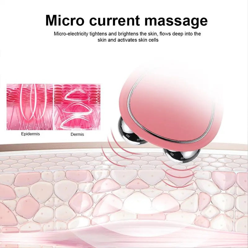 Mini Aparat cu microcurent si vibratii, pentru lifting facial, V-Face Lift, SL-00