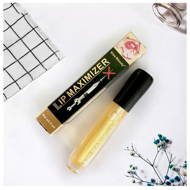 Luciu pentru buze  cu vitamina E si Colagen,  efect de marire a buzelor instant, hidratare si umplere, Kiss Beauty