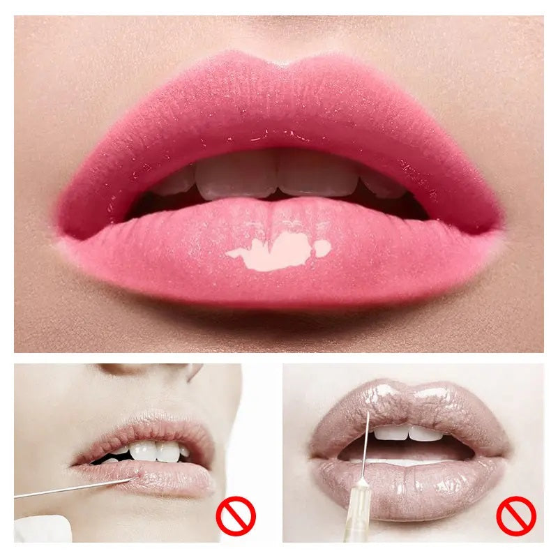 Luciu pentru buze  cu vitamina E si Colagen,  efect de marire a buzelor instant, hidratare si umplere, Kiss Beauty