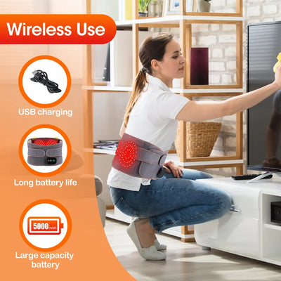 Centura cu Infrarosu, Vibratii si Sistem de  Incalzire 45/55/65℃, Tehnologie Touch Screen