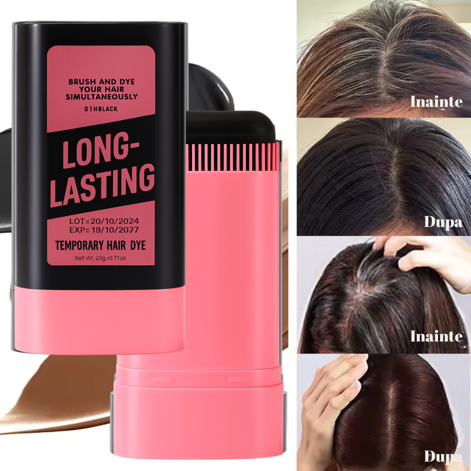 Stick colorant temporar Color Touch – vopsire instant pentru rădăcini crescute și fire albe