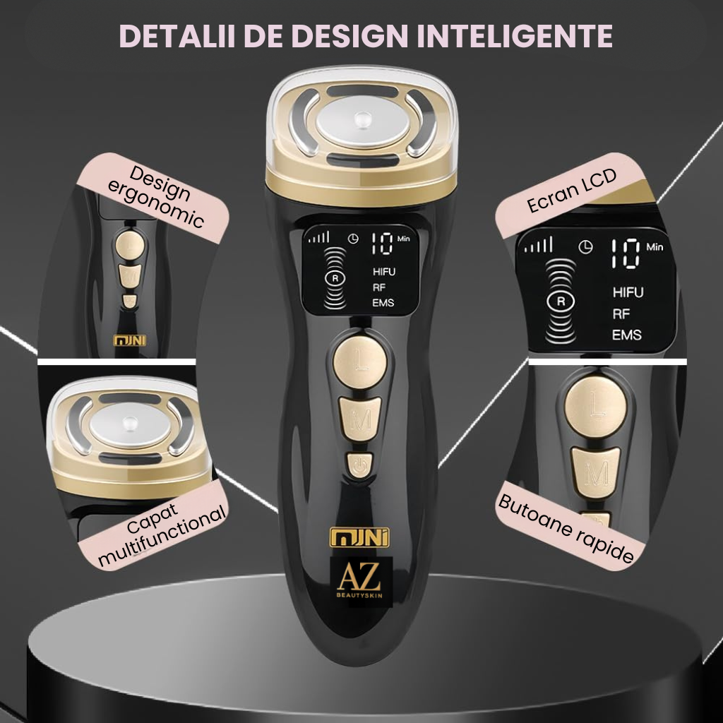 Mini HIFU Lifting Facial EMS RF Anti-Aging – AZ Beauty Skin®