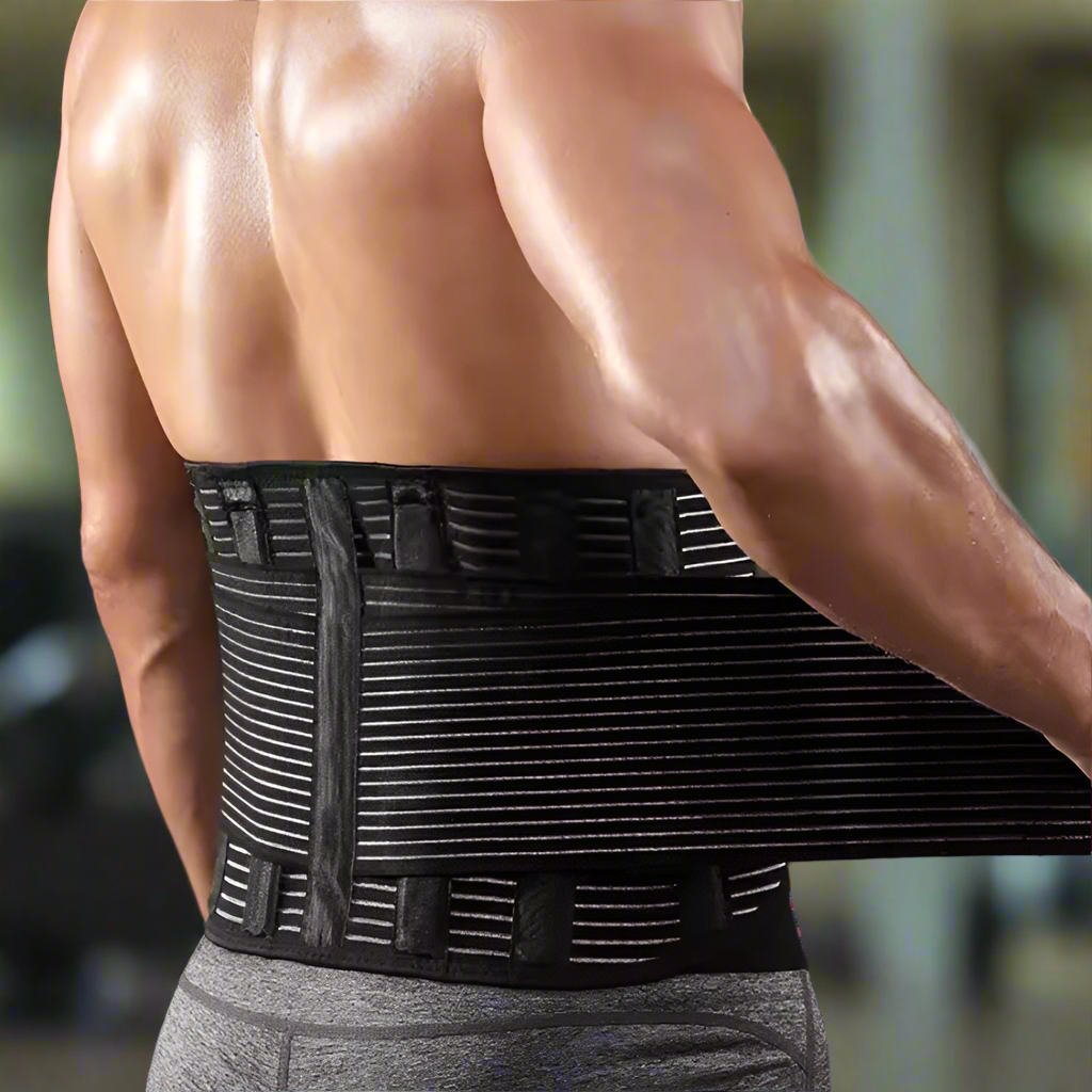 Centura abdominala fitness pentru slabit, modelarea taliei sau suport lombar tip corsetcu dublu sistem de compresie