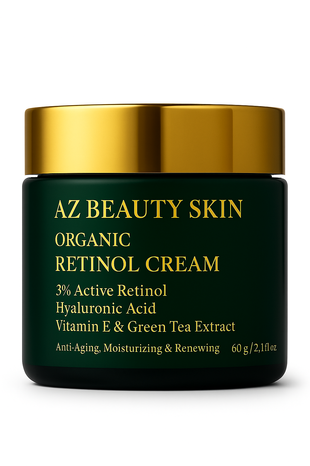 Crema Antirid Intens cu Retinol 3%, Vegan, 50 ml, AZ Beauty Skin