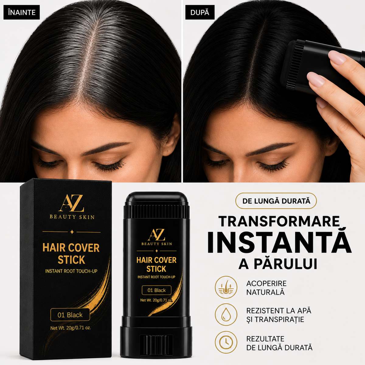Stick colorant temporar Color Touch – vopsire instant pentru rădăcini crescute și fire albe, 20 gr