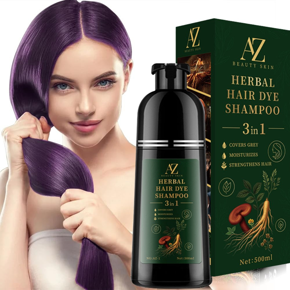 Sampon colorant pentru par, fara amoniac, unisex, 500 ml – AZ Beauty Skin®