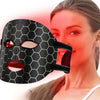 Masca Faciala din Silicon, SkinLight, Fototerapie cu 96 leduri 3D, 288 de fascicule, 7 lumini fotonice
