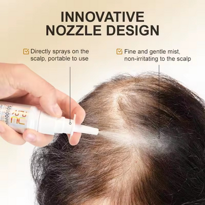 Spray pentru creșterea părului cu biotină și colagen pentru bărbați și femei, ser pentru întărirea părului, tratament pentru scalp anti-cădere