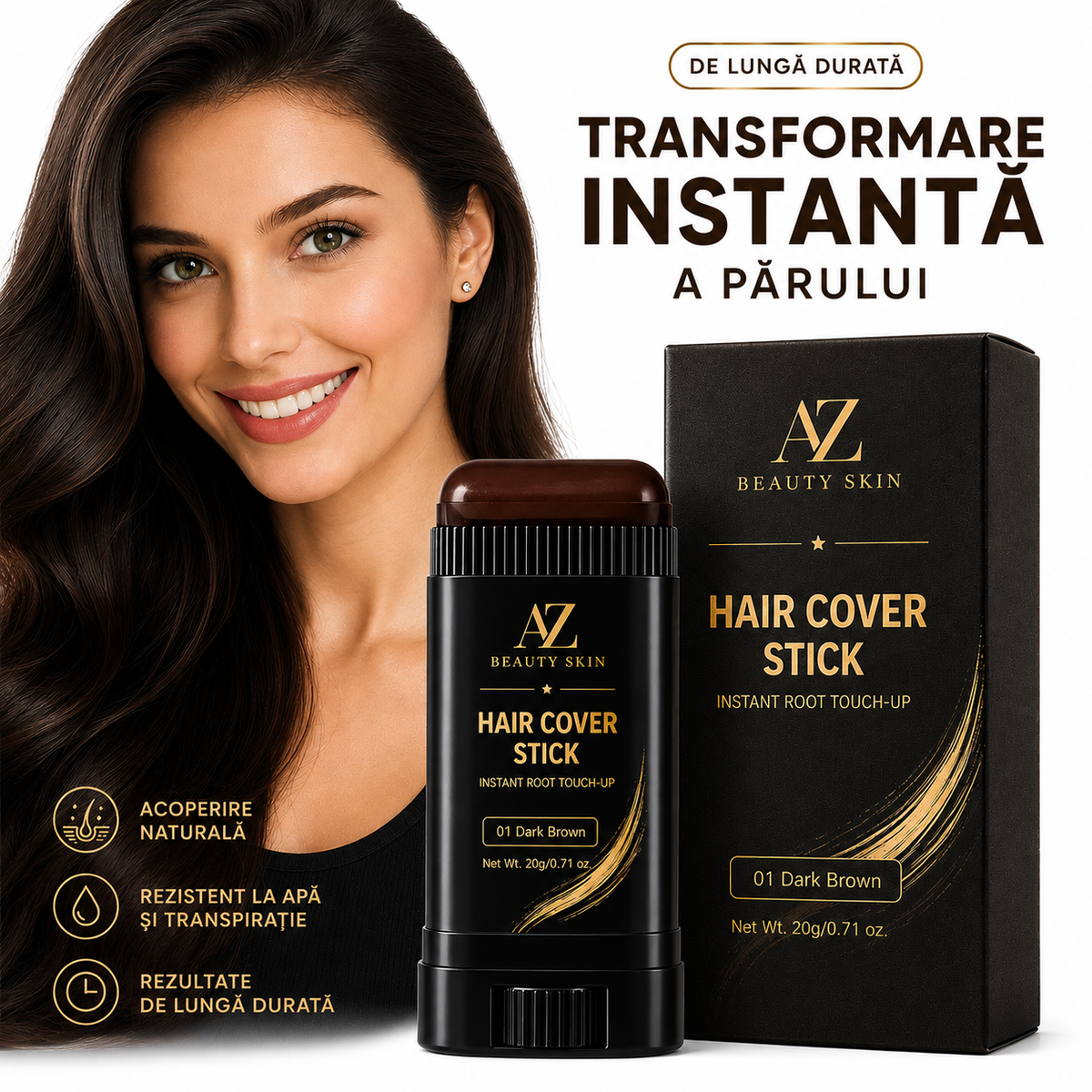 Stick colorant temporar Color Touch – vopsire instant pentru rădăcini crescute și fire albe, 20 gr