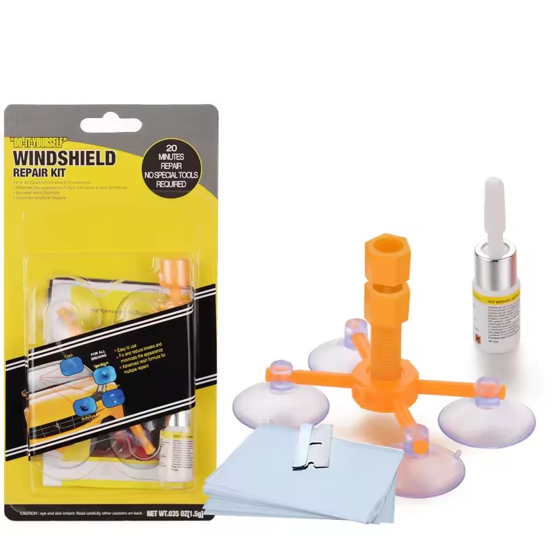 Kit Profesional pentru Repararea Parbrizului sau Geamului Auto, Windshield