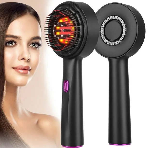 Perie pentru par, BrushPro X6, cu Aplicator de ser pentru scalp, pentru Regenerarea si Cresterea parului