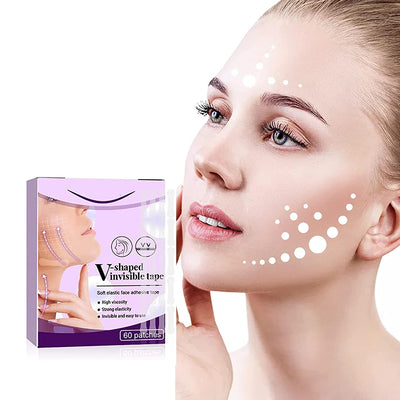 Set de stickere invizibile pentru lifting facial InstaLift, Eelhoe, 60 bucati