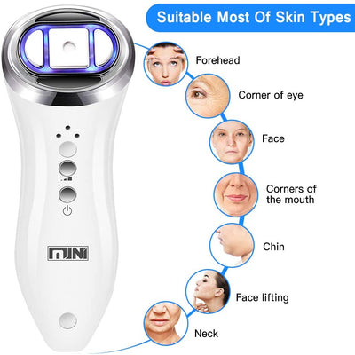 Aparat facial cu ultrasunete anti-imbatranire, Minihifu A-Z Beauty Skin
